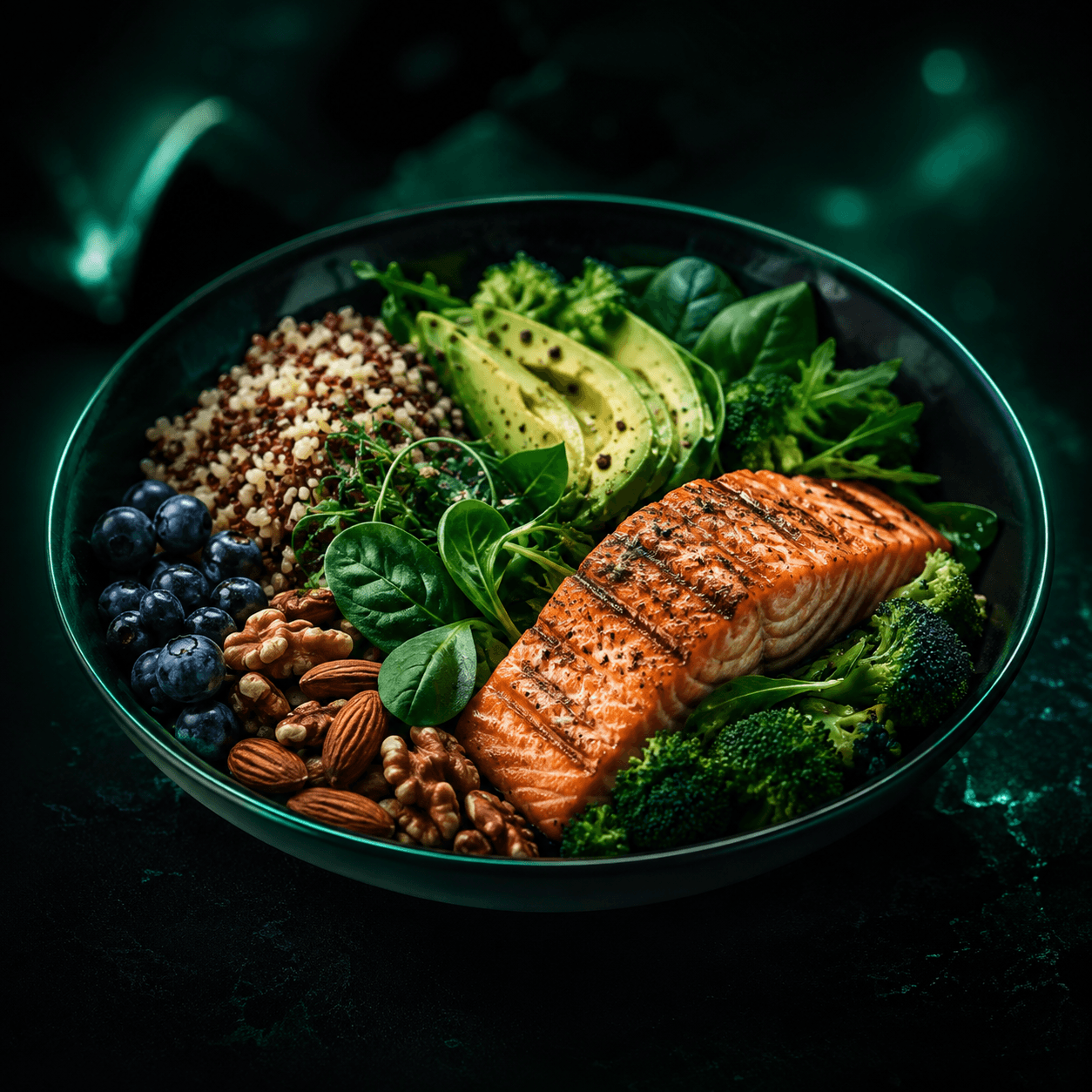 Imagen de alimentación saludable para FitPlannerAI